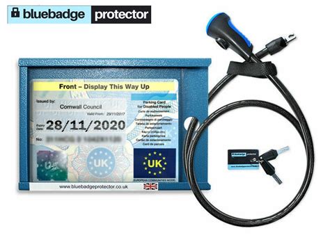 blue badge display wallet argos.